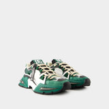 Sneakers Airmaster - Dolce&Gabbana - Nylon - Vert/Noir