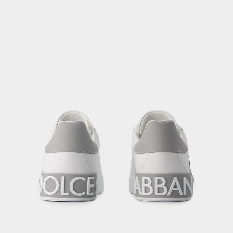 Sneakers Portofino - Dolce&Gabbana - Cuir - Blanc