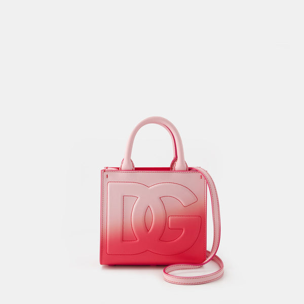 Sac Hobo DNA - Dolce&Gabbana - Cuir - Rose