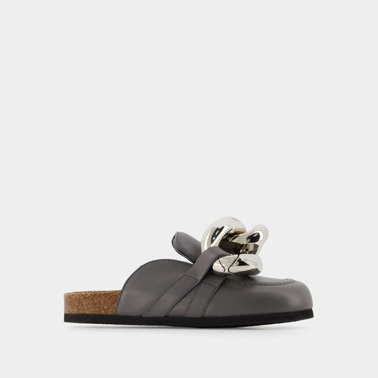Mocassins Chaine - J.W. Anderson - Cuir - Gris