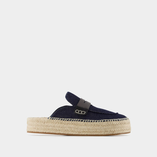 Espadrilles - J.W. Anderson - Cuir - Bleu Marine