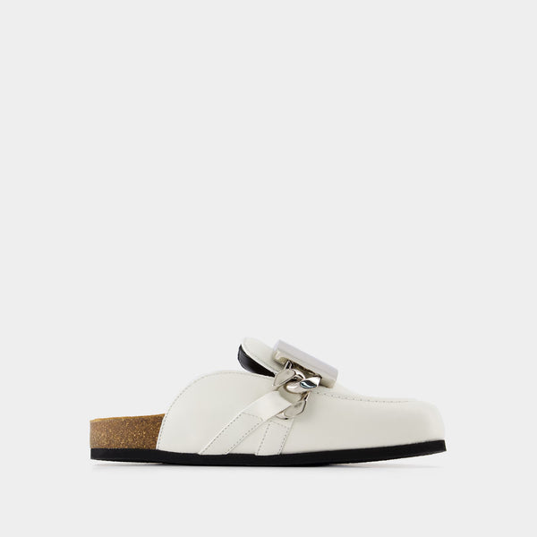 Mocassins Gourmet - J.W. Anderson - Cuir - Blanc