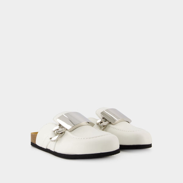 Mocassins Gourmet - J.W. Anderson - Cuir - Blanc
