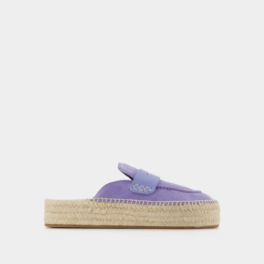 Espadrilles - J.W. Anderson - Cuir - Violet