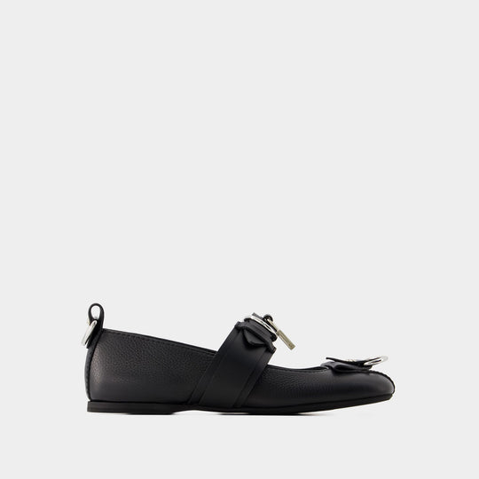 Ballerines Punk - J.W. Anderson - Cuir - Noir