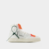 Sneakers 3.0 Off Court - Off White - Cuir - Blanc/Orange