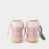 Sneakers 3.0 Off Court - Off White - Cuir - Rose