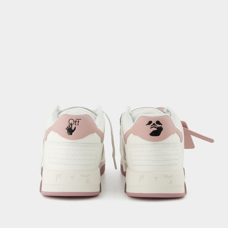 Sneakers Out Of Office - Off White - Cuir - Blanc/Rose