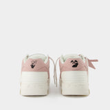 Sneakers Out Of Office - Off White - Cuir - Rose/Blanc