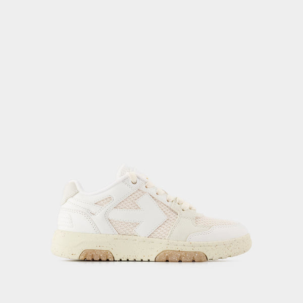 Sneakers Slim Out Of Office - Off White - Cuir - Blanc