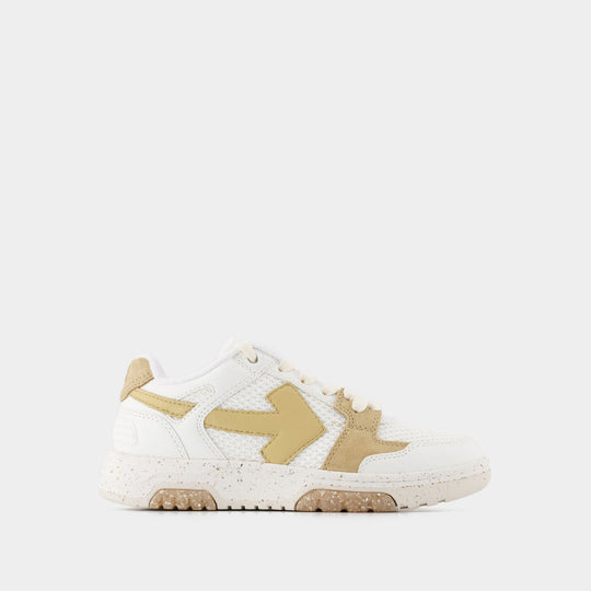 Sneakers Slim Out Of Office - Off White - Cuir - Blanc/Beige