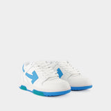 Sneakers Out Of Office - Off White - Cuir - Blanc/Bleu