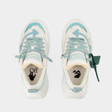 Sneakers Odsy 1000 - Off White - Cuir - Blanc/Celadon
