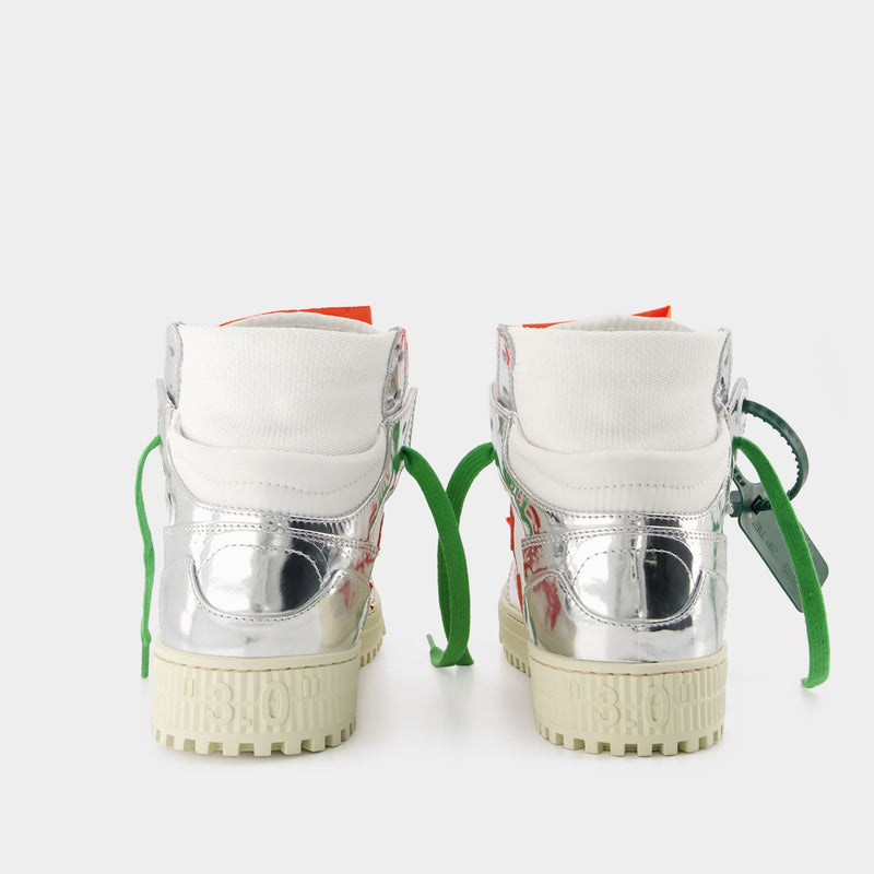 Sneakers 3.0 Off Court - Off White - Cuir - Blanc/Argenté
