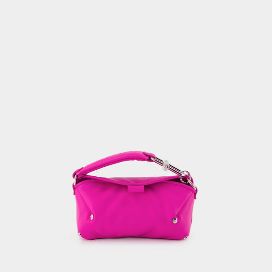 Sac À Bandoulière San Diego - Off White - Cuir - Fuchsia