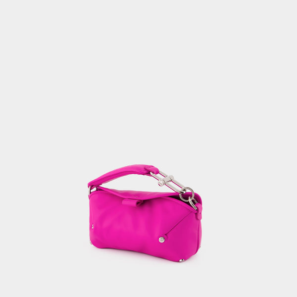 Sac À Bandoulière San Diego - Off White - Cuir - Fuchsia