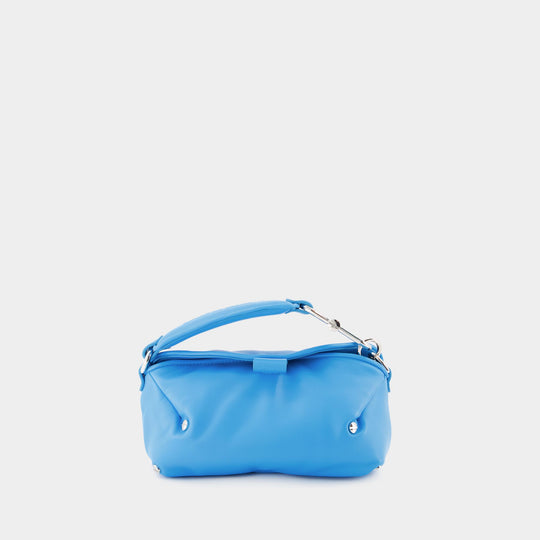Sac À Bandoulière San Diego Small - Off White - Cuir - Bleu