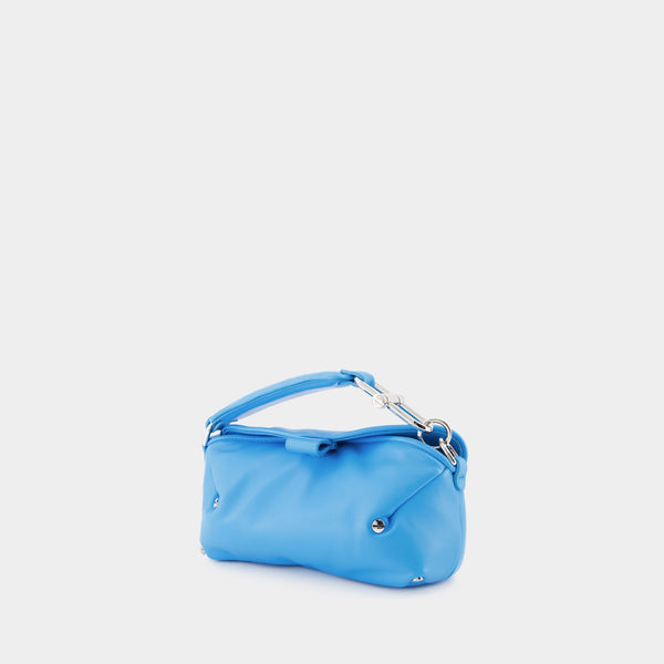 Sac À Bandoulière San Diego Small - Off White - Cuir - Bleu