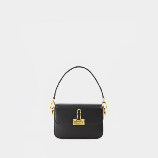 Sac À Bandoulière Plain Binder - Off White - Cuir - Pèche/Orange