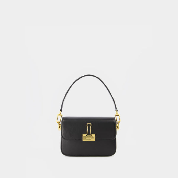 Sac À Bandoulière Plain Binder - Off White - Cuir - Pèche/Orange