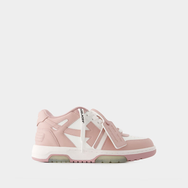 Sneakers Out Of Office - Off White - Cuir - Blanc/Rose