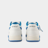 Sneakers Ouf Of Office - Off White - Cuir - White Blue