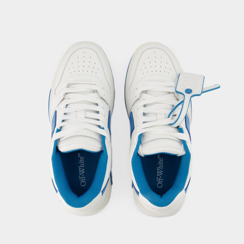 Sneakers Ouf Of Office - Off White - Cuir - White Blue