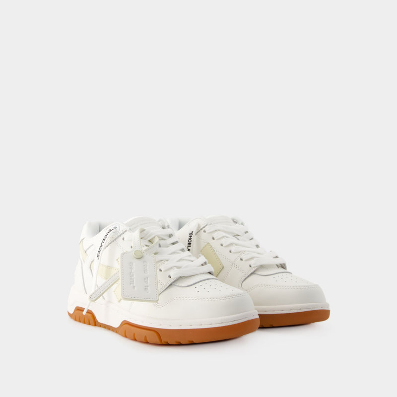 Sneakers Out Of Office - Off White - Cuir - Blanc