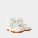 Sneakers Out Of Office Mid Top - Off White - Cuir - Blanc