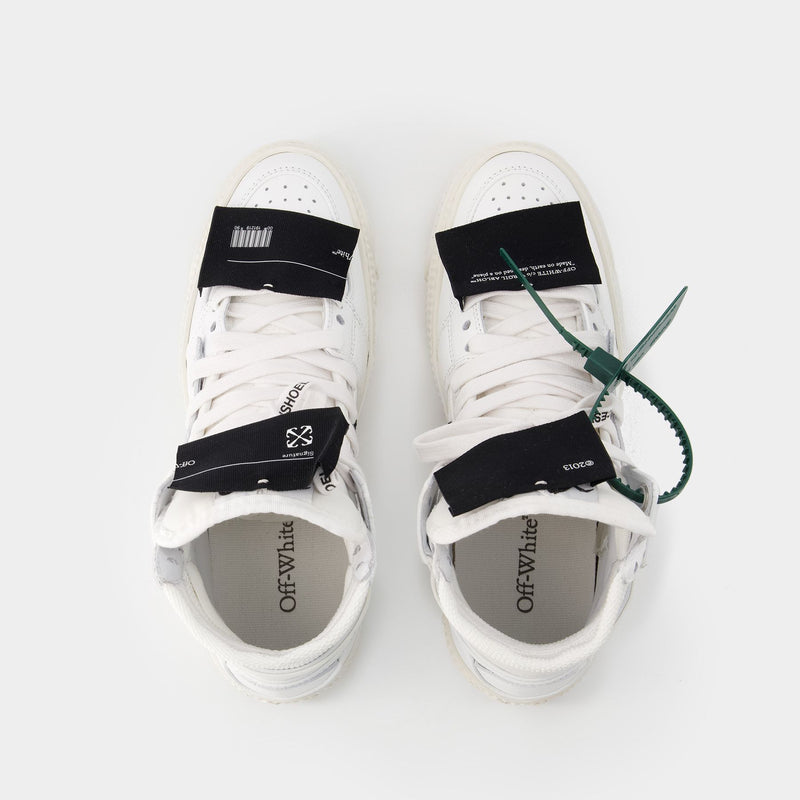 Sneakers 3.0 Off Court - Off White - Cuir - Blanc/Noir