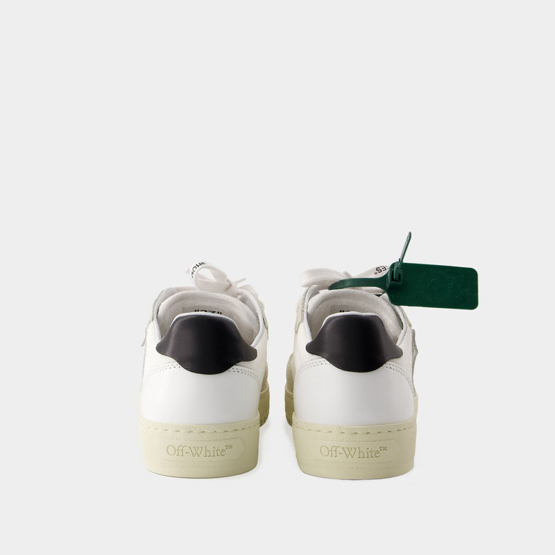Sneakers 5.0 - Off White - Cuir - Blanc/Noir