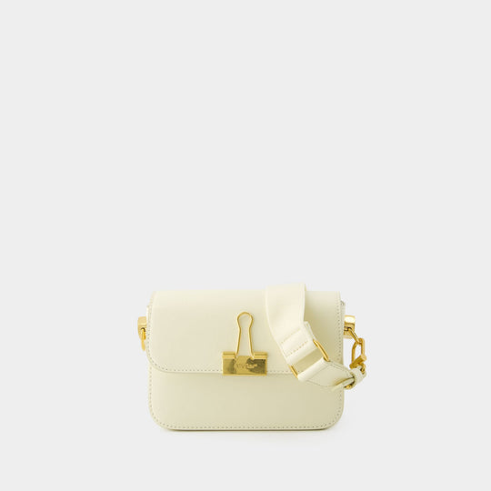 Sac Hobo Plain Binder - Off White - Cuir - Beige