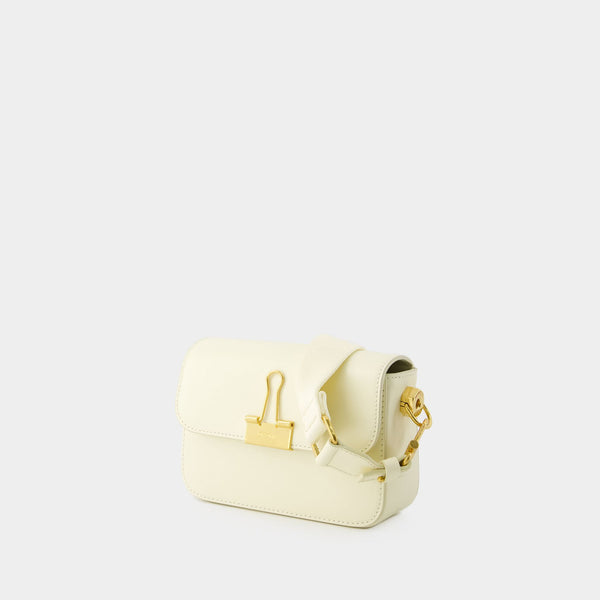 Sac Hobo Plain Binder - Off White - Cuir - Beige