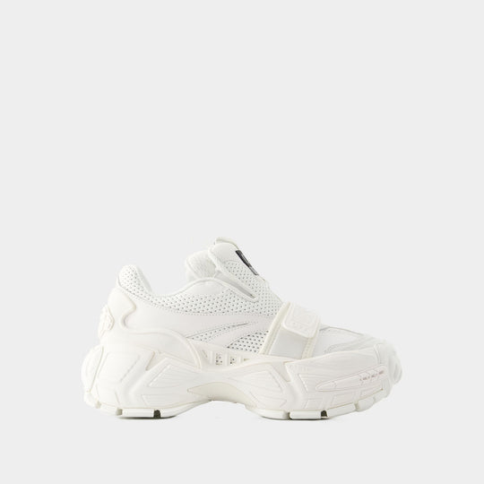 Sneakers Glove Slip On - Off White - Cuir - Blanc