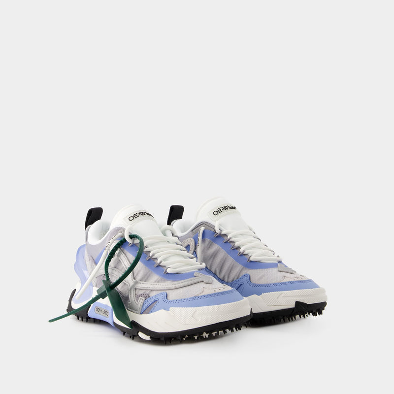 Sneakers Odsy-2000 - Off White - Cuir - Bleu Clair