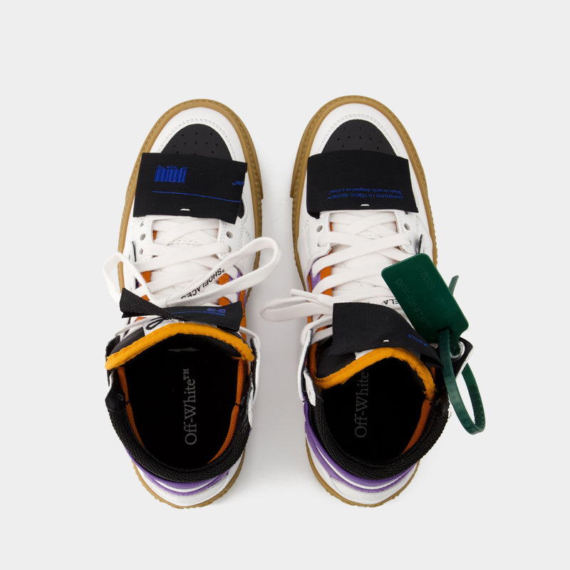 Sneakers 3.0 Off Court - Off White - Cuir - Blanc/Lilas