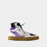 Sneakers 3.0 Off Court - Off White - Cuir - Blanc/Lilas