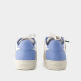 Sneakers 5.0 Off Court - Off White - Cuir - Bleu Clair