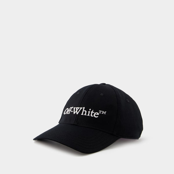 Casquette Drill - Off White - Coton - Noir/Blanc