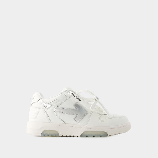 Sneakers Out Of Office - Off White - Cuir - Blanc/Argenté