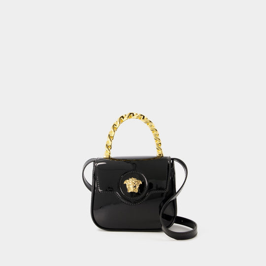Sac À Main Mini La Medusa - Versace - Cuir - Noir