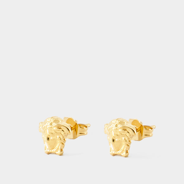 Boucles d'Oreille Medusa  - Versace - Métal - Doré