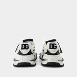 Sneakers Airmaster - Dolce & Gabbana - Nylon - Bianco/Nero