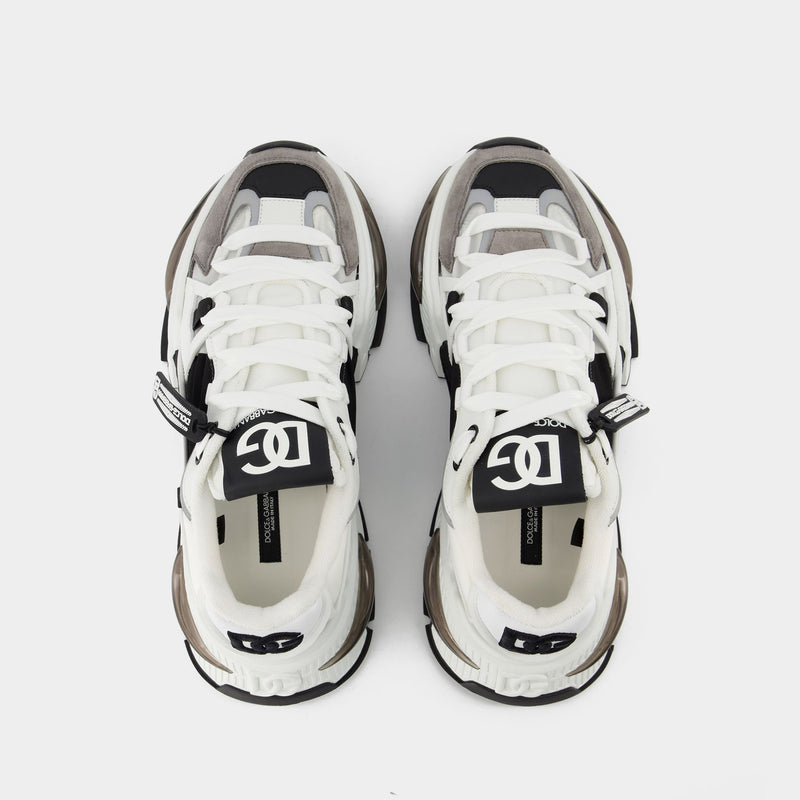 Sneakers Airmaster - Dolce & Gabbana - Nylon - Bianco/Nero