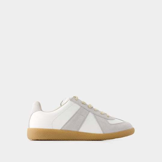 Sneakers Replica - Maison Margiela - Cuir - Dirty White