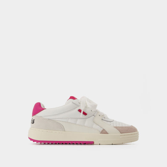 Sneakers Palm University - Palm Angels - Cuir - Blanc/Rose