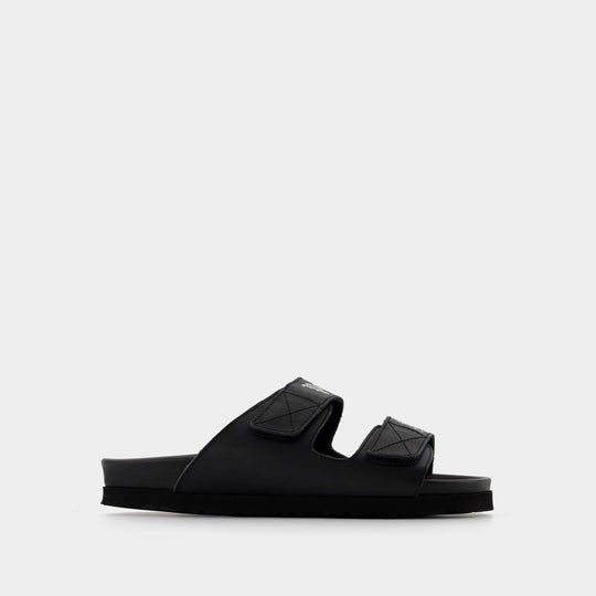 Sandales - Palm Angels - Cuir - Noir/Blanc