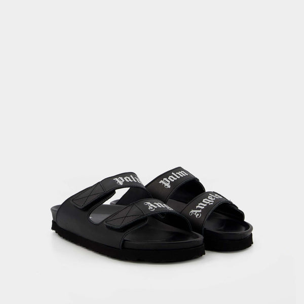 Sandales - Palm Angels - Cuir - Noir/Blanc