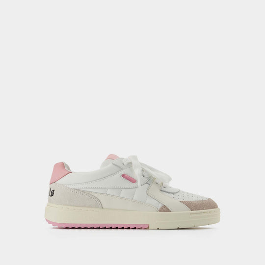Sneakers Palm University - Palm Angels - Cuir - Blanc/Rose