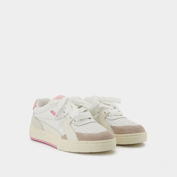 Sneakers Palm University - Palm Angels - Cuir - Blanc/Rose